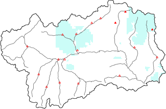New snow in the last 24h + Modello 1 AINEVA (MOD1) data