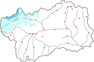 Neige fra&icirc;che dans les derni&egrave;res 24h + donn&eacute;es Modello 1 AINEVA (MOD1)