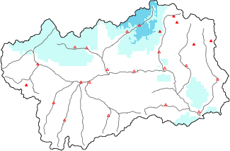 Neige fra&icirc;che dans les derni&egrave;res 72h + donn&eacute;es Modello 1 AINEVA (MOD1)