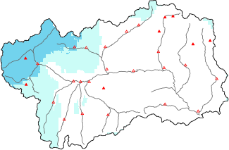 New snow in the last 24h + Modello 1 AINEVA (MOD1) data