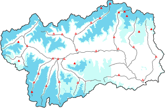 Neve fresca nelle ultime 24h + dati Modello 1 AINEVA (MOD1)