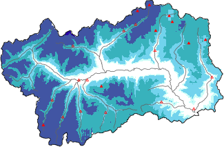 Neige fra&icirc;che dans les derni&egrave;res 72h + donn&eacute;es Modello 1 AINEVA (MOD1)