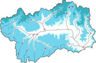 Neige fra&icirc;che dans les derni&egrave;res 72h + donn&eacute;es Modello 1 AINEVA (MOD1)