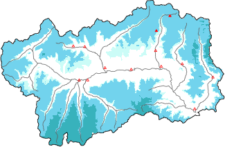 Neve fresca nelle ultime 24h + dati Modello 1 AINEVA (MOD1)