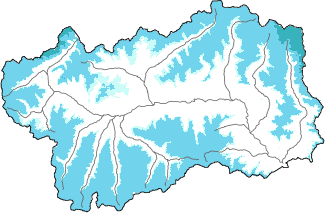 Neve fresca nelle ultime 24h + dati Modello 1 AINEVA (MOD1)