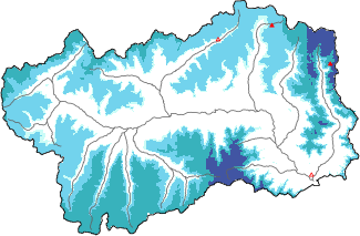 Neve fresca nelle ultime 24h + dati Modello 1 AINEVA (MOD1)