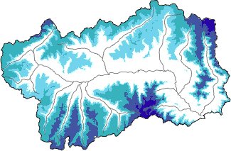 Neve fresca nelle ultime 72h + dati Modello 1 AINEVA (MOD1)