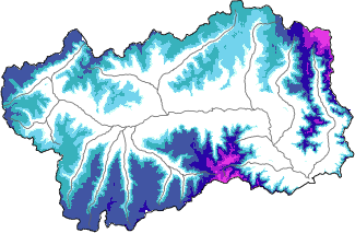 Neve fresca nelle ultime 72h + dati Modello 1 AINEVA (MOD1)