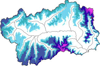 Neve fresca nelle ultime 72h + dati Modello 1 AINEVA (MOD1)