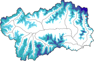 Neve fresca nelle ultime 72h + dati Modello 1 AINEVA (MOD1)