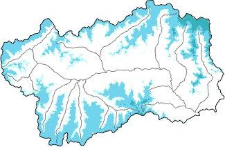 Neve fresca nelle ultime 24h + dati Modello 1 AINEVA (MOD1)