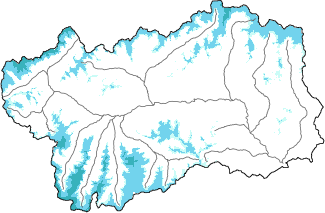 Neve fresca nelle ultime 24h + dati Modello 1 AINEVA (MOD1)