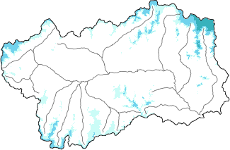 Neve fresca nelle ultime 24h + dati Modello 1 AINEVA (MOD1)