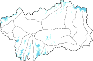 New snow in the last 72h + Modello 1 AINEVA (MOD1) data