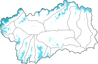 Neve fresca nelle ultime 24h + dati Modello 1 AINEVA (MOD1)