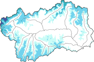 Neve fresca nelle ultime 72h + dati Modello 1 AINEVA (MOD1)