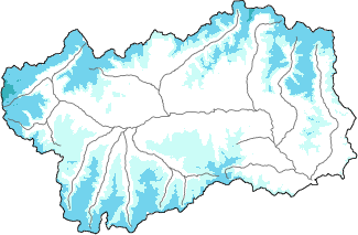 Neve fresca nelle ultime 72h + dati Modello 1 AINEVA (MOD1)