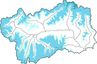 New snow in the last 24h + Modello 1 AINEVA (MOD1) data