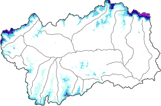 Snow depth