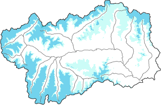 New snow in the last 24h + Modello 1 AINEVA (MOD1) data