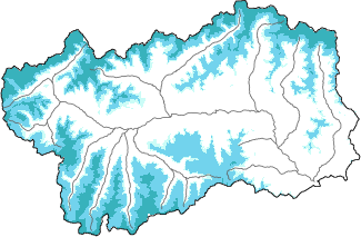New snow in the last 24h + Modello 1 AINEVA (MOD1) data