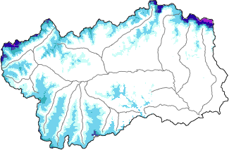 Snow depth