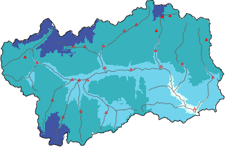 New snow in the last 24h + Modello 1 AINEVA (MOD1) data