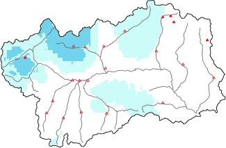 Neve fresca nelle ultime 24h + dati Modello 1 AINEVA (MOD1)