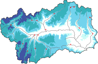 Neve fresca nelle ultime 72h + dati Modello 1 AINEVA (MOD1)