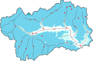Neige fra&icirc;che dans les derni&egrave;res 24h + donn&eacute;es Modello 1 AINEVA (MOD1)