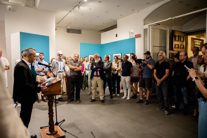Aosta, Centro Saint-Bénin. 18 luglio 2025, inaugurazione della mostra "Brassaï. L’occhio di Parigi". Foto Stopdown