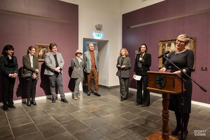 Museo Archeologico Regionale di Aosta, 27 febbraio 2026. Intervento della co-curatrice Valeria Gorbova all'inaugurazione della mostra "Tra luce e Grazia".