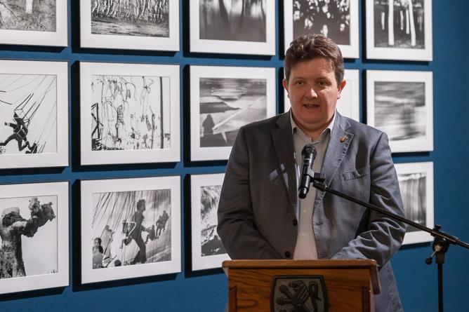 Centro Saint-Bénin di Aosta, 202 marzo 2026, inaugurazione della mostra "Mario Giacomelli. Oltre il visibile". Foto Stopdown SC