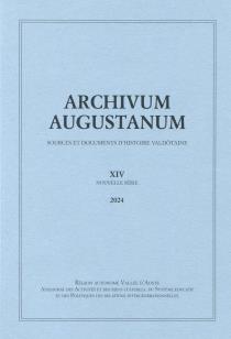 Copertina del volume 14 della collana Archivum Augustanum