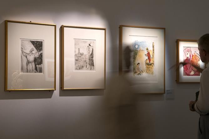 Aoste, Musée Archéologique Régional, inauguration de l'exposition "Marc Chagall.Entre poésie et spiritualité", 19 juin 2026.