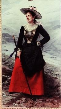 La regina in un ritratto di Giuseppe Bertini, 1890