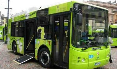 Autobus a metano nel Comune di Aosta (immagine tratta da www.aostasera.it)