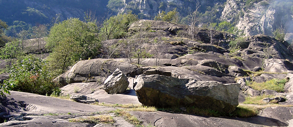 Veduta del sito di Bard