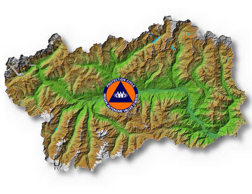 Carte géographique de la Vallée d’Aoste