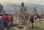Aprile 1968, festa degli Alberi ad Aosta