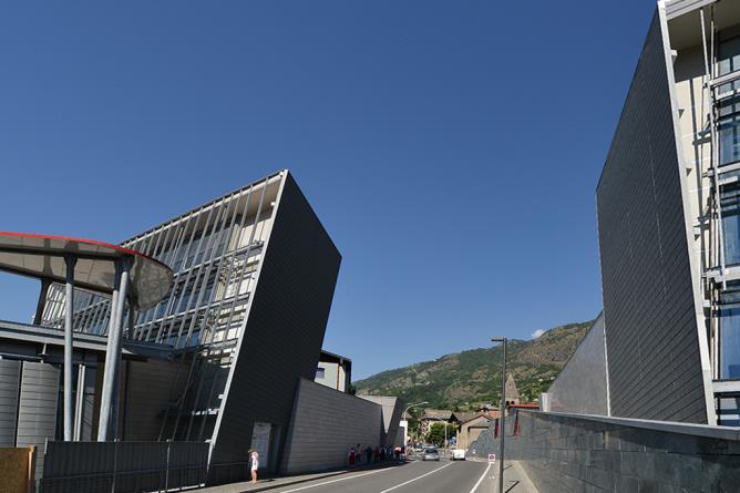 La structure muséale de l'Aire mégalithique inaugurée en 2016