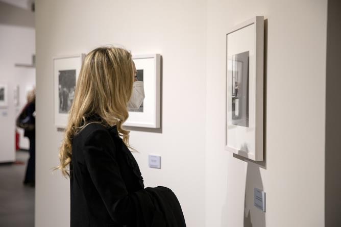 Robert Doisneau. 4 marzo 2022, inaugurazione della mostra al Centro Saint-Bénin di Aosta.