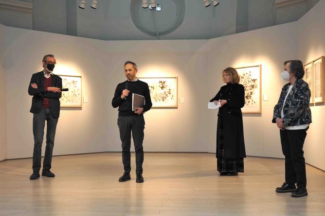 Marco Jaccond - Autour de Marcel Proust. 8 avril 2022, inauguration de l'exposition à l'Église Saint-Laurent d'Aoste.