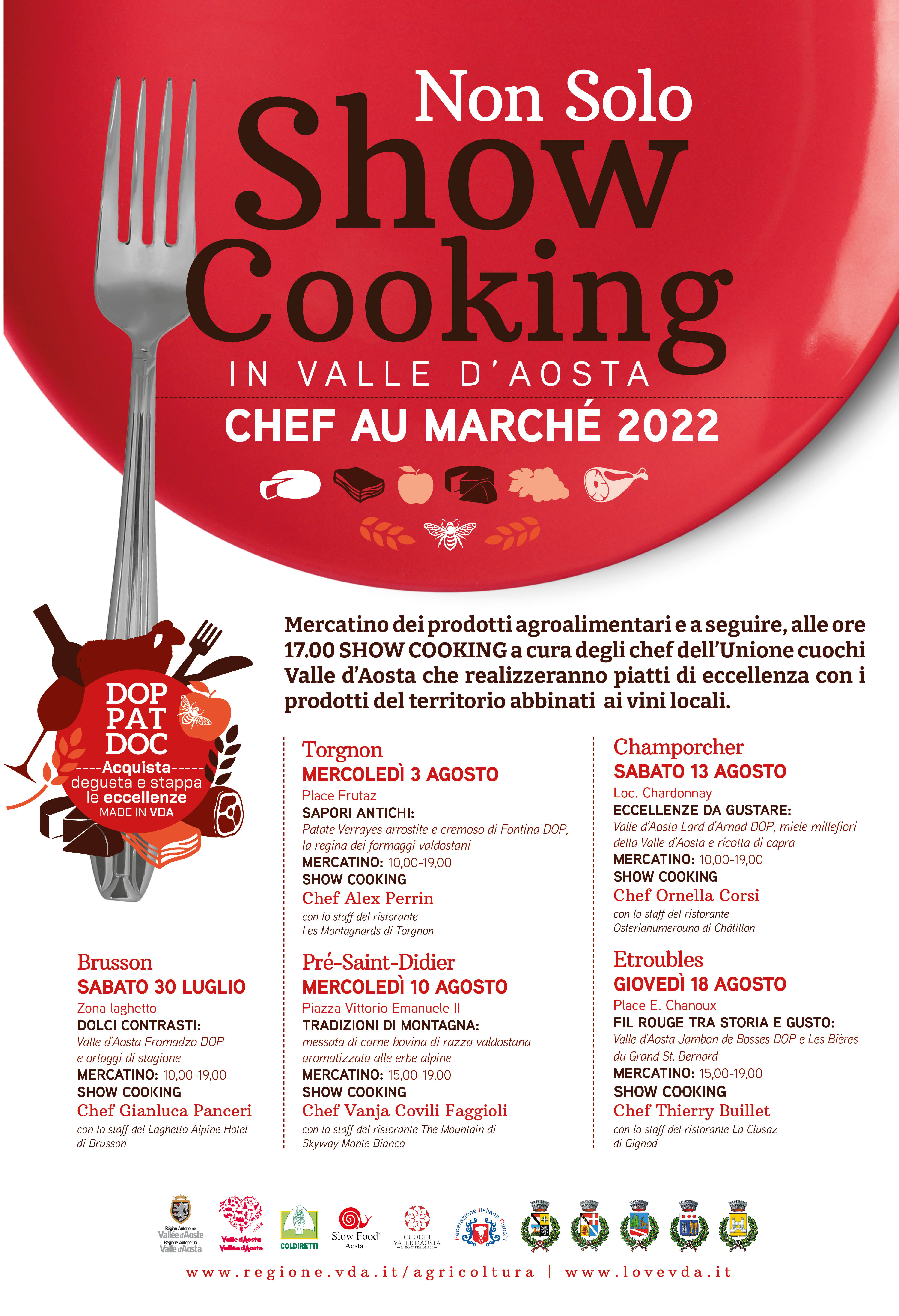 locandina showcooking 2022
