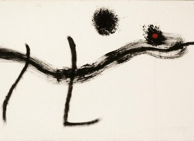 Joan Miró | Sans titre, détail ©Fondation Pilar et Joan Miró Mallorca