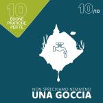 Lo spreco di acqua non avviene solo a causa di cattive abitudini, ma anche per condizioni indirette cui spesso non prestiamo attenzione.  Un rubinetto che gocciola, per esempio, può perdere fino a 10 litri di acqua ?? al giorno. Riparalo al più presto e verifica la presenza di perdite controllando il contatore.  